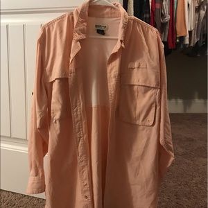 Peach dri fit Magellan long sleeve